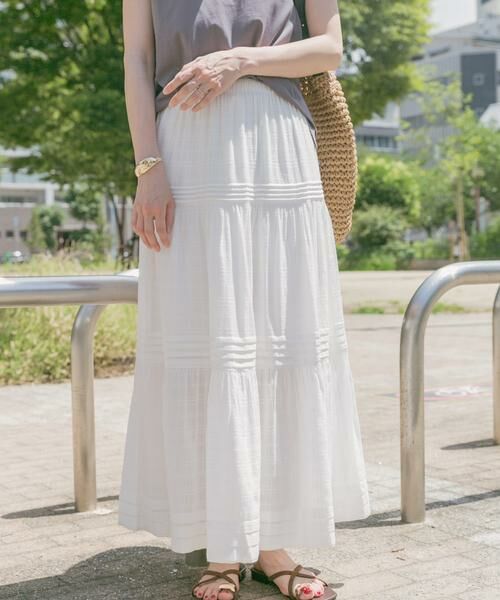 URBAN RESEARCH ITEMS / アーバンリサーチ アイテムズ スカート | コットンティアードスカート | 詳細1