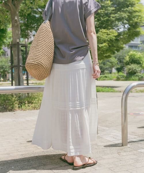 URBAN RESEARCH ITEMS / アーバンリサーチ アイテムズ スカート | コットンティアードスカート | 詳細2