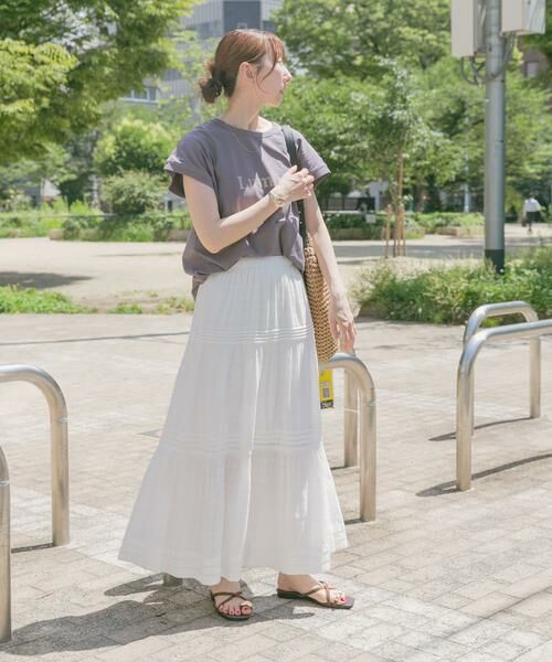 URBAN RESEARCH ITEMS / アーバンリサーチ アイテムズ スカート | コットンティアードスカート | 詳細3