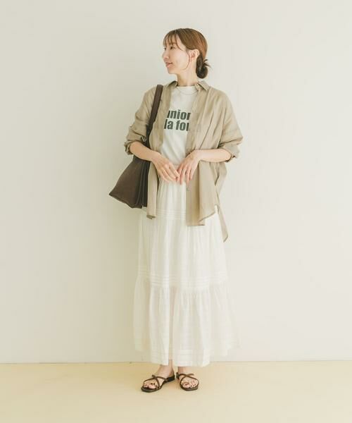 URBAN RESEARCH ITEMS / アーバンリサーチ アイテムズ スカート | コットンティアードスカート | 詳細4