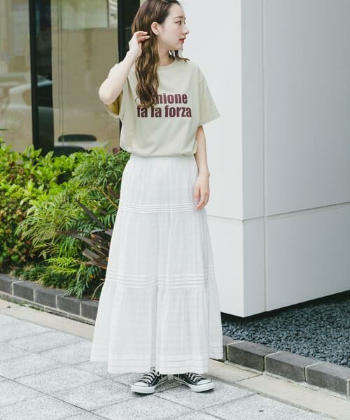 URBAN RESEARCH ITEMS / アーバンリサーチ アイテムズ スカート | コットンティアードスカート | 詳細6