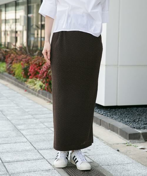 URBAN RESEARCH ITEMS / アーバンリサーチ アイテムズ スカート | ジャガードタイトロングスカート | 詳細2