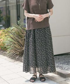 URBAN RESEARCH ITEMS / アーバンリサーチ アイテムズ スカート | フクレドットギャザースカート