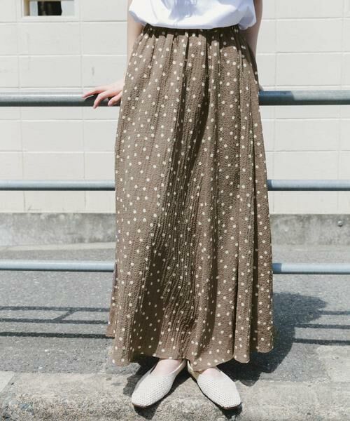 URBAN RESEARCH ITEMS / アーバンリサーチ アイテムズ スカート | フクレドットギャザースカート | 詳細1