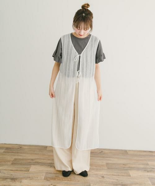 URBAN RESEARCH ITEMS / アーバンリサーチ アイテムズ ワンピース | メッシュジレワンピース | 詳細2