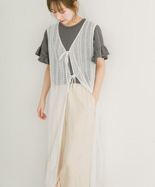 URBAN RESEARCH ITEMS / アーバンリサーチ アイテムズ ワンピース | メッシュジレワンピース | 詳細4