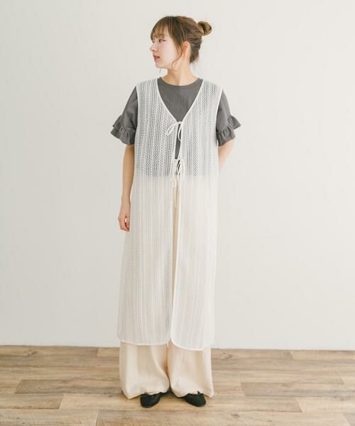 URBAN RESEARCH ITEMS / アーバンリサーチ アイテムズ ワンピース | メッシュジレワンピース | 詳細5