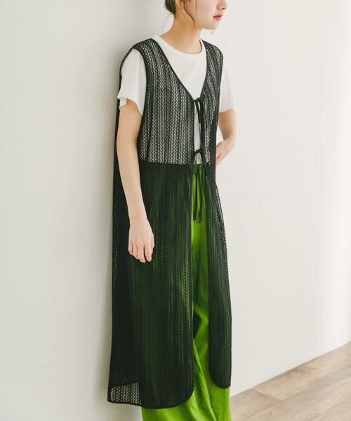 URBAN RESEARCH ITEMS / アーバンリサーチ アイテムズ ワンピース | メッシュジレワンピース | 詳細9