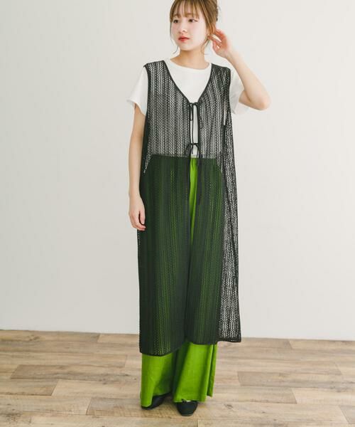 URBAN RESEARCH ITEMS / アーバンリサーチ アイテムズ ワンピース | メッシュジレワンピース | 詳細10