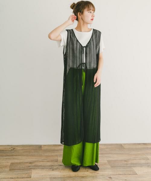 URBAN RESEARCH ITEMS / アーバンリサーチ アイテムズ ワンピース | メッシュジレワンピース | 詳細11