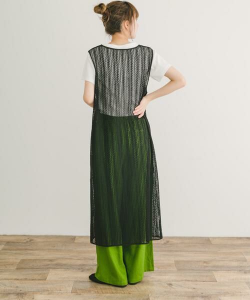 URBAN RESEARCH ITEMS / アーバンリサーチ アイテムズ ワンピース | メッシュジレワンピース | 詳細13