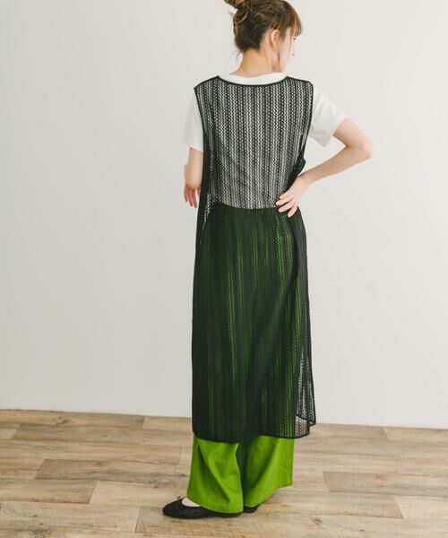 URBAN RESEARCH ITEMS / アーバンリサーチ アイテムズ ワンピース | メッシュジレワンピース | 詳細14