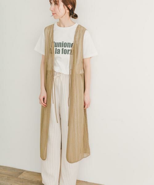 URBAN RESEARCH ITEMS / アーバンリサーチ アイテムズ ワンピース | メッシュジレワンピース | 詳細20