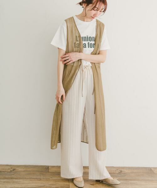 URBAN RESEARCH ITEMS / アーバンリサーチ アイテムズ ワンピース | メッシュジレワンピース | 詳細21