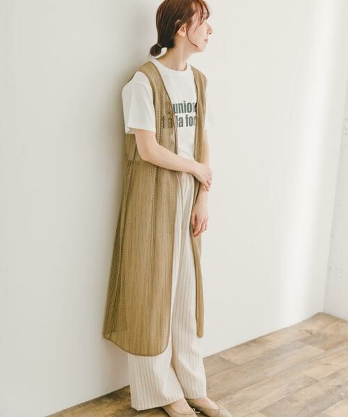 URBAN RESEARCH ITEMS / アーバンリサーチ アイテムズ ワンピース | メッシュジレワンピース | 詳細22