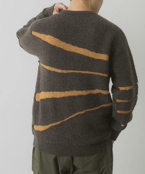 URBAN RESEARCH ITEMS / アーバンリサーチ アイテムズ ニット・セーター | ブレイクボーダー クルーネックニット | 詳細2