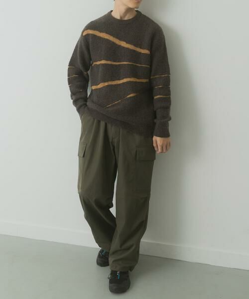 URBAN RESEARCH ITEMS / アーバンリサーチ アイテムズ ニット・セーター | ブレイクボーダー クルーネックニット | 詳細5