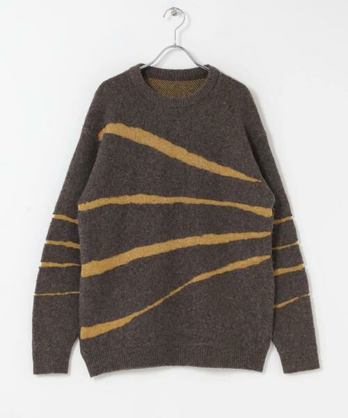 URBAN RESEARCH ITEMS / アーバンリサーチ アイテムズ ニット・セーター | ブレイクボーダー クルーネックニット | 詳細6