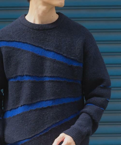 URBAN RESEARCH ITEMS / アーバンリサーチ アイテムズ ニット・セーター | ブレイクボーダー クルーネックニット | 詳細11