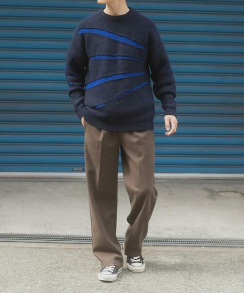 URBAN RESEARCH ITEMS / アーバンリサーチ アイテムズ ニット・セーター | ブレイクボーダー クルーネックニット | 詳細13