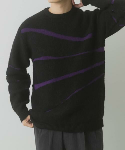 URBAN RESEARCH ITEMS / アーバンリサーチ アイテムズ ニット・セーター | ブレイクボーダー クルーネックニット | 詳細21