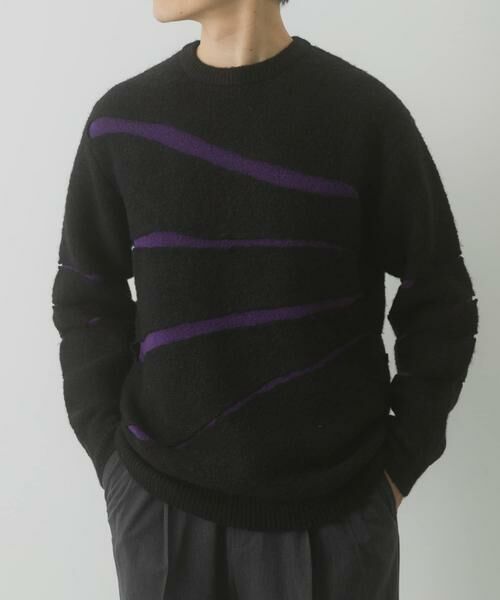 URBAN RESEARCH ITEMS / アーバンリサーチ アイテムズ ニット・セーター | ブレイクボーダー クルーネックニット | 詳細22