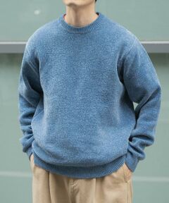 URBAN RESEARCH ITEMS / アーバンリサーチ アイテムズ ニット・セーター | ダブルフェイスシェニールクルーネックニット