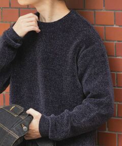 URBAN RESEARCH ITEMS / アーバンリサーチ アイテムズ ニット・セーター | ダブルフェイスシェニールクルーネックニット