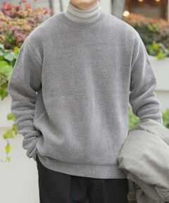 URBAN RESEARCH ITEMS / アーバンリサーチ アイテムズ ニット・セーター | ダブルフェイスシェニールクルーネックニット