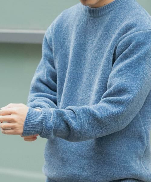 URBAN RESEARCH ITEMS / アーバンリサーチ アイテムズ ニット・セーター | ダブルフェイスシェニールクルーネックニット | 詳細2