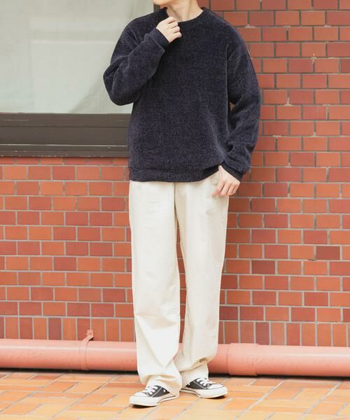 URBAN RESEARCH ITEMS / アーバンリサーチ アイテムズ ニット・セーター | ダブルフェイスシェニールクルーネックニット | 詳細16