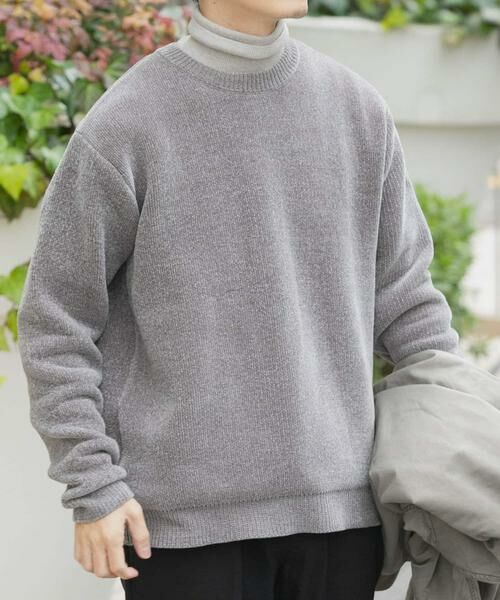 URBAN RESEARCH ITEMS / アーバンリサーチ アイテムズ ニット・セーター | ダブルフェイスシェニールクルーネックニット | 詳細19