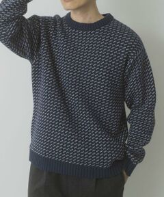 URBAN RESEARCH ITEMS / アーバンリサーチ アイテムズ ニット・セーター | マシンウォッシャブル バーズアイ クルーニット