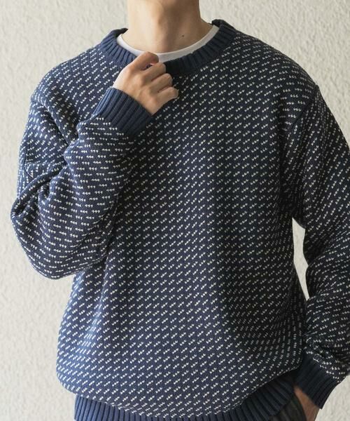 URBAN RESEARCH ITEMS / アーバンリサーチ アイテムズ ニット・セーター | マシンウォッシャブル バーズアイ クルーニット | 詳細8