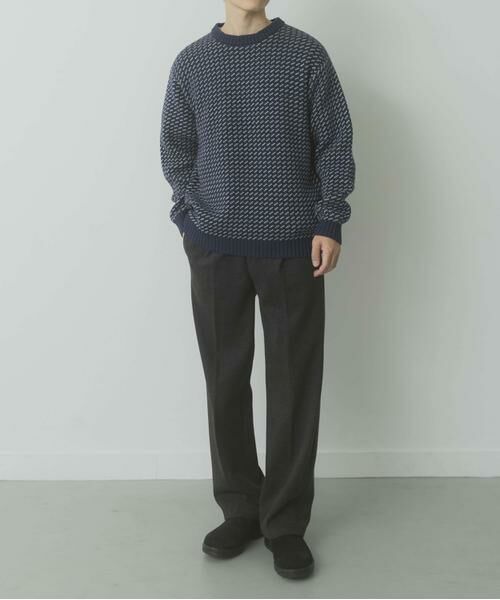 URBAN RESEARCH ITEMS / アーバンリサーチ アイテムズ ニット・セーター | マシンウォッシャブル バーズアイ クルーニット | 詳細17