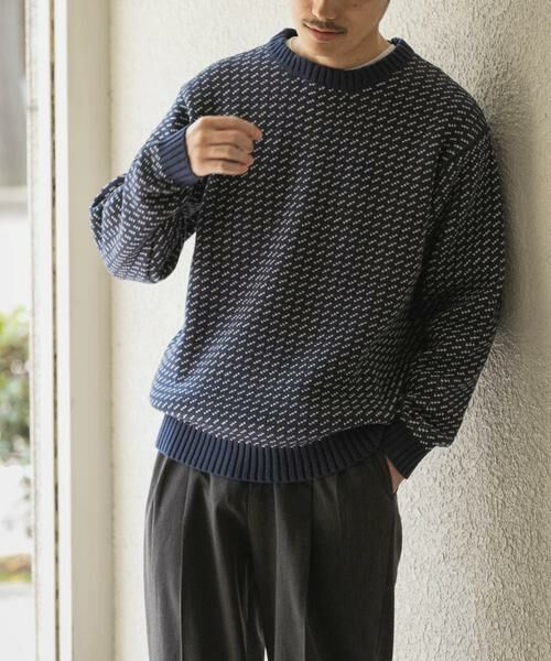 URBAN RESEARCH ITEMS / アーバンリサーチ アイテムズ ニット・セーター | マシンウォッシャブル バーズアイ クルーニット | 詳細11