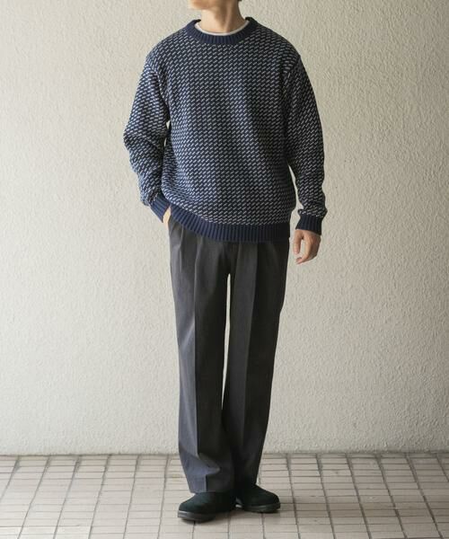 URBAN RESEARCH ITEMS / アーバンリサーチ アイテムズ ニット・セーター | マシンウォッシャブル バーズアイ クルーニット | 詳細12