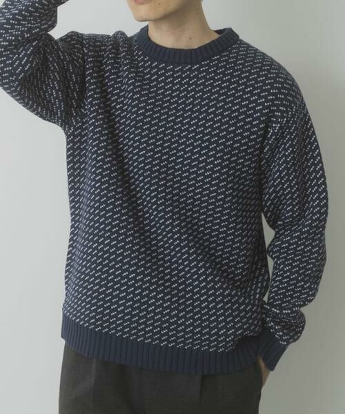 URBAN RESEARCH ITEMS / アーバンリサーチ アイテムズ ニット・セーター | マシンウォッシャブル バーズアイ クルーニット | 詳細13