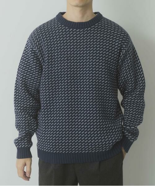 URBAN RESEARCH ITEMS / アーバンリサーチ アイテムズ ニット・セーター | マシンウォッシャブル バーズアイ クルーニット | 詳細14