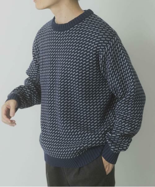 URBAN RESEARCH ITEMS / アーバンリサーチ アイテムズ ニット・セーター | マシンウォッシャブル バーズアイ クルーニット | 詳細15