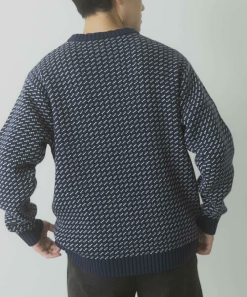 URBAN RESEARCH ITEMS / アーバンリサーチ アイテムズ ニット・セーター | マシンウォッシャブル バーズアイ クルーニット | 詳細16