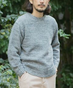 URBAN RESEARCH ITEMS / アーバンリサーチ アイテムズ ニット・セーター | マシンウォッシャブル クルーネックカノコニット