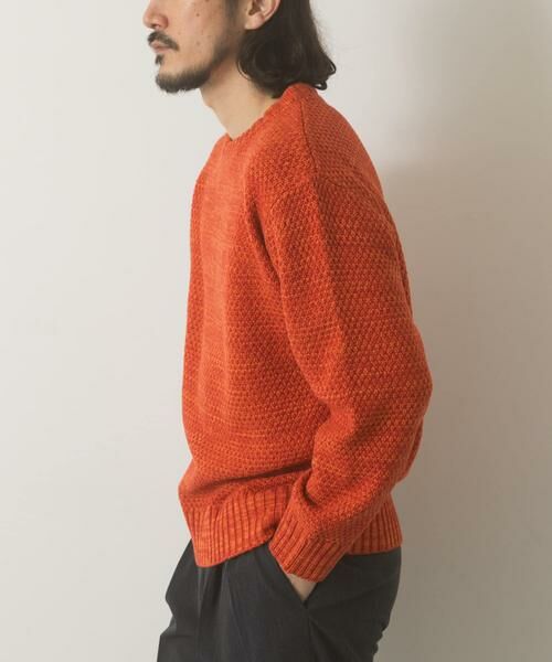 URBAN RESEARCH ITEMS / アーバンリサーチ アイテムズ ニット・セーター | マシンウォッシャブル クルーネックカノコニット | 詳細14