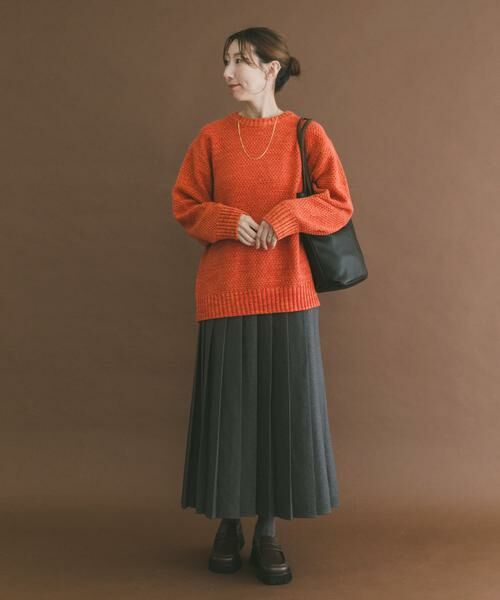 URBAN RESEARCH ITEMS / アーバンリサーチ アイテムズ ニット・セーター | マシンウォッシャブル クルーネックカノコニット | 詳細3