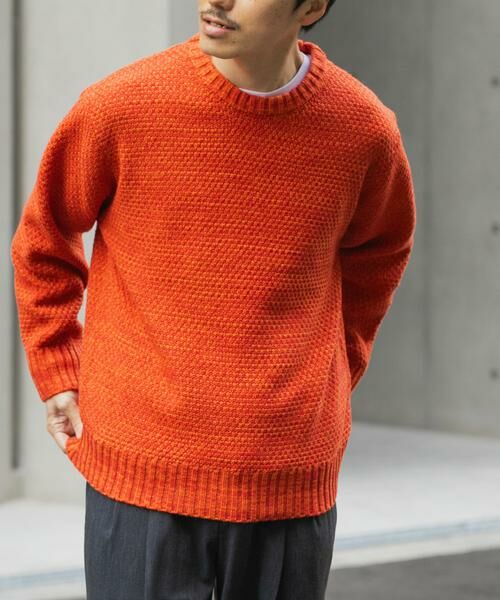 URBAN RESEARCH ITEMS / アーバンリサーチ アイテムズ ニット・セーター | マシンウォッシャブル クルーネックカノコニット | 詳細6