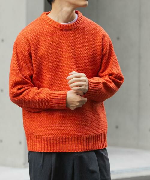 URBAN RESEARCH ITEMS / アーバンリサーチ アイテムズ ニット・セーター | マシンウォッシャブル クルーネックカノコニット | 詳細7