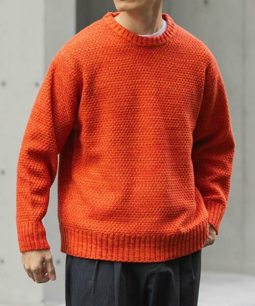 URBAN RESEARCH ITEMS / アーバンリサーチ アイテムズ ニット・セーター | マシンウォッシャブル クルーネックカノコニット | 詳細8