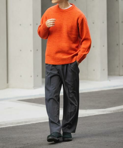 URBAN RESEARCH ITEMS / アーバンリサーチ アイテムズ ニット・セーター | マシンウォッシャブル クルーネックカノコニット | 詳細9