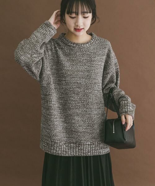 URBAN RESEARCH ITEMS / アーバンリサーチ アイテムズ ニット・セーター | マシンウォッシャブル クルーネックカノコニット | 詳細25