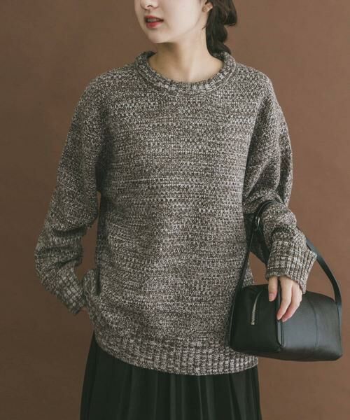 URBAN RESEARCH ITEMS / アーバンリサーチ アイテムズ ニット・セーター | マシンウォッシャブル クルーネックカノコニット | 詳細26